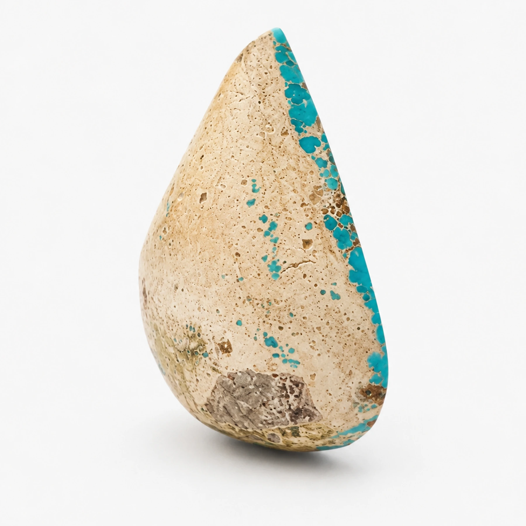 NEYFI 1001 natural Neyshabur turquoise, first profile view