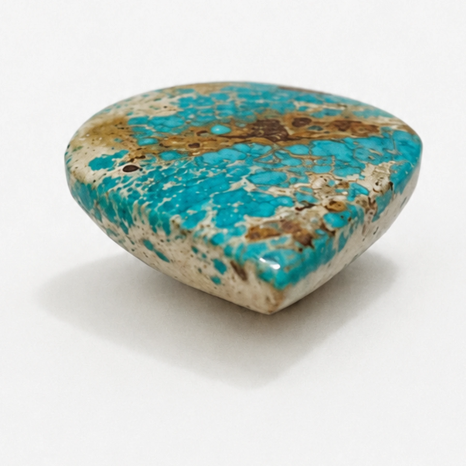 NEYFI 1001 natural Neyshabur turquoise, second profile view