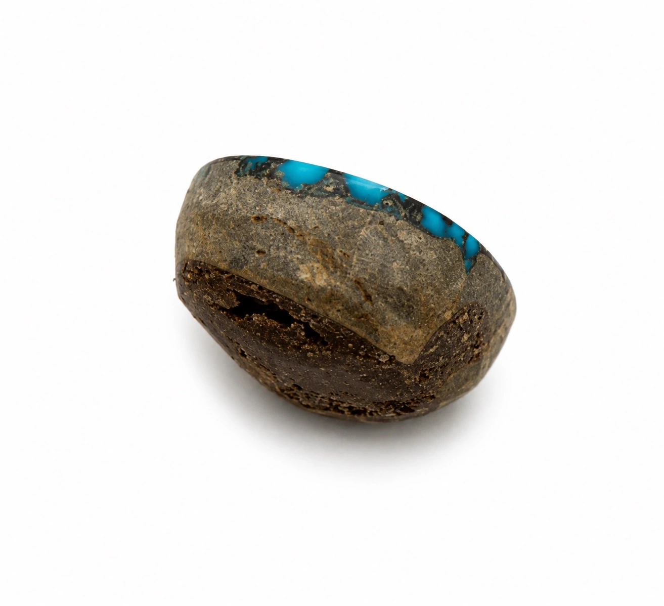 NEYFI 1009 natural Neyshabur turquoise, profile B view