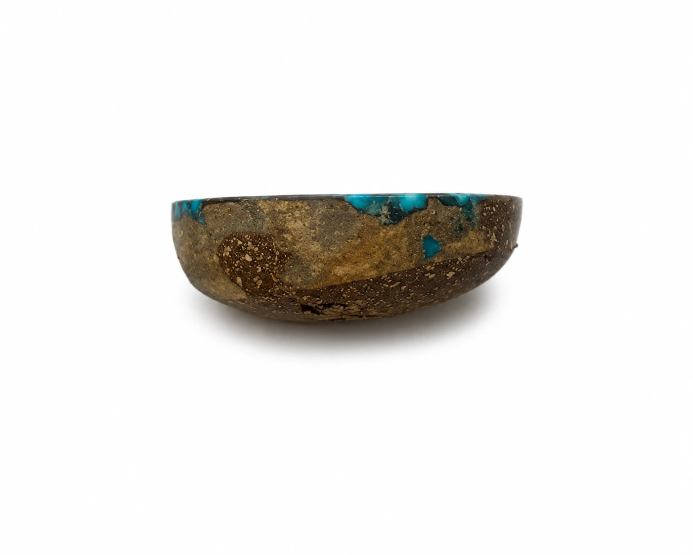 NEYFI 1009 natural Neyshabur turquoise, angled reverse view